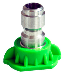 K-T Industries Green Flushing Nozzle, 25° X 4.5mm