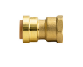 Quick Fitting 1” x 1” FNPT Straight Female Adapter Brass
