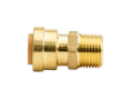 Probite 1” x 1” MNPT Straight Male Adapter Brass