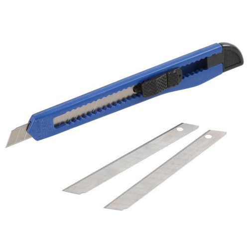 Great Neck Saw Manufacturing Snap-Off Utility Knife (9 mm) with Extra Blades